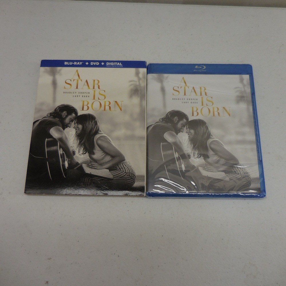 A Star Is Born Blu-ray DVD Digital Code Bradley Cooper Lady Gaga New Sealed